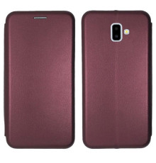 Чохол-книжка Level for Samsung J6 Plus 2018 Marsala mag-200000096258029450