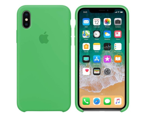 Чохол Silicone case for iPhone X/XS (50) spearmint mag-200000096428728077