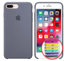 Чохол Silicone Case Full Copy for iPhone 7/8Plus (46) lavander gray mag-20000010855163030