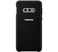Чохол Silicone Case Full for Samsung S10E Black mag-2000001012277134587