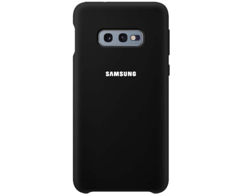 Чохол Silicone Case Full for Samsung S10E Black mag-2000001012277134587