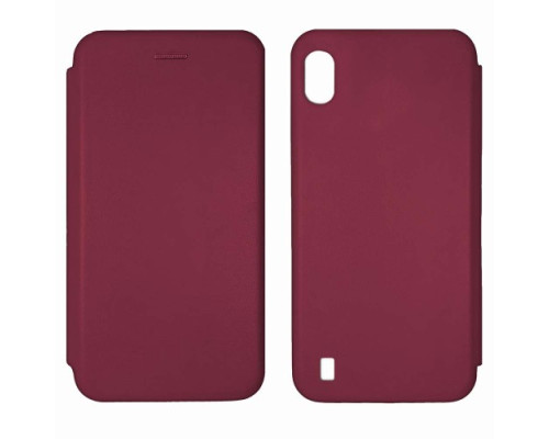 Чохол-книжка Level for Samsung A10 (A105F) Marsala mag-200000102926858036