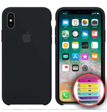 Чохол Silicone Case Full Copy for iPhone X/XS (18) black mag-2000001031193141808