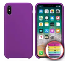 Чохол Silicone Case Full Copy for iPhone XR (45) purple mag-2000001031957147806