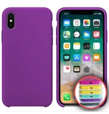 Чохол Silicone Case Full Copy for iPhone XR (45) purple mag-2000001031957147806