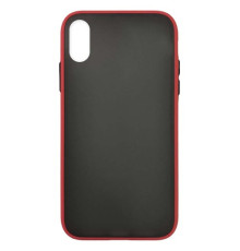 Чохол-бампер захисний Gingle Matte Case iPhone XS Max red/black mag-200000112436948843
