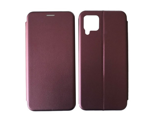 Чохол-книжка Level for Samsung A12 (A125) Marsala mag-2000001256657133923