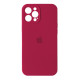 Чохол Silicone Case Full Camera Copy for iPhone 12 Pro Max (36) rose red mag-20000012666567221