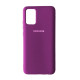 Чохол Silicone Case Full for Samsung A02S (A025) Grape mag-200000127500914168