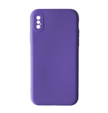 Чохол Silicone Case Camera (no logo) для iPhone X/XS lilac mag-2000001343906100492