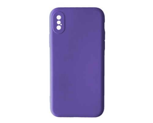 Чохол Silicone Case Camera (no logo) для iPhone X/XS lilac mag-2000001343906100492
