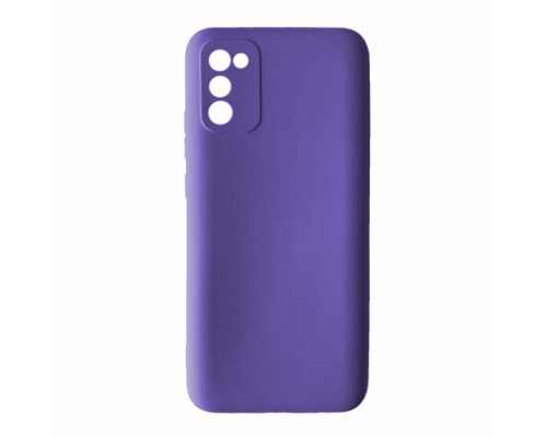Чохол Silicone Case Camera (no logo) для Samsung A02S (A025) lilac mag-2000001344170100518