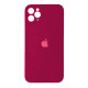 Silicone Case Full Camera Square side for iPhone 11 Pro Rose red mag-2000001349618100785
