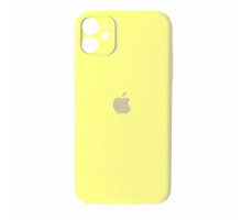 Silicone Case Full Camera Square side Copy for iPhone 11 Mellow yellow mag-2000001371015142631