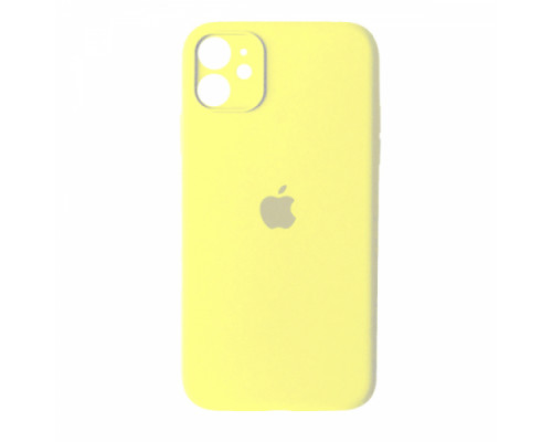Silicone Case Full Camera Square side for iPhone 11 Mellow yellow mag-2000001371015142631