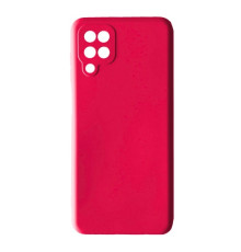 Чохол Silicone Case Camera (no logo) для Samsung A12 (A125) pink mag-2000001373446138758
