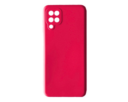 Чохол Silicone Case Camera (no logo) для Samsung A12 (A125) pink mag-2000001373446138758