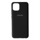 Чохол Silicone Case Full for Samsung A03 (A035) 2021 Black mag-200000137425240917