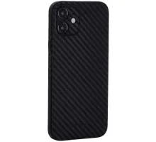 Чохол K-Doo Air Carbon for iPhone 11 Black mag-2000001376393152283
