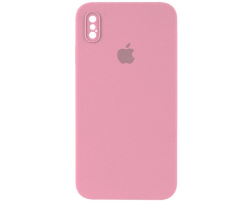 Silicone Case Full Camera Square side for iPhone XS Pink mag-2000001396858142651