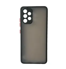 Чохол-бампер захисний Gingle Matte Case Samsung A32 4G (A325) black/red mag-2000001301388146005