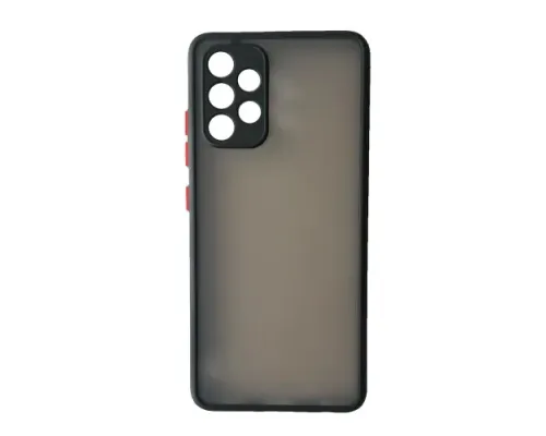 Чохол-бампер захисний Gingle Matte Case Samsung A32 4G (A325) black/red mag-2000001301388146005