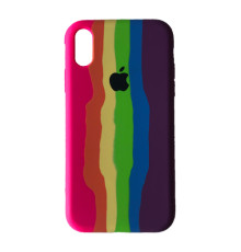Чохол Silicone Case Full for iPhone XS Max RAINBOW 7 mag-200000133928242615