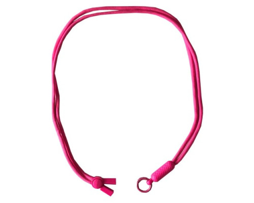 Шнурок з карабіном + тримач для чохлів (універсальний) Hot pink mag-200000144534131867
