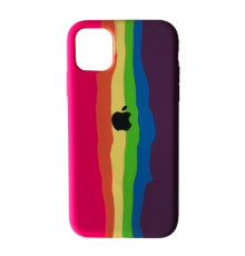 Чохол Silicone Case Full for iPhone 14 RAINBOW 7 mag-2000001446119140107