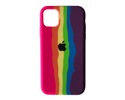 Чохол Silicone Case Full for iPhone 14 RAINBOW 7 mag-2000001446119140107