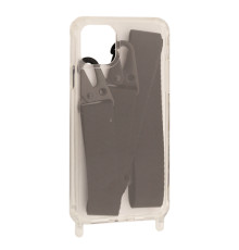 Чохол STRAP CLEAR CASE for iPhone 12 Pro Max Black mag-2000001449561103739