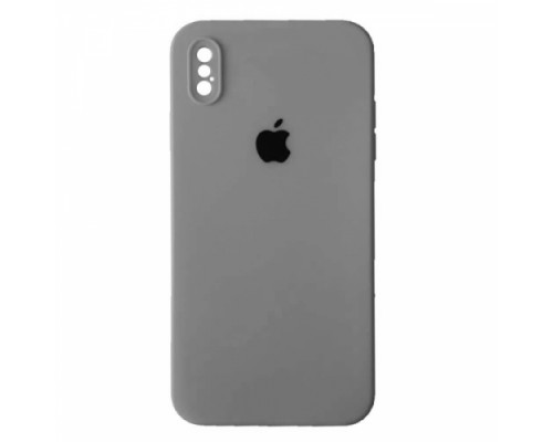 Silicone Case Full Camera Square side for iPhone XS Grey mag-2000001456361142661