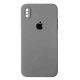 Silicone Case Full Camera Square side for iPhone XS Grey mag-2000001456361142661