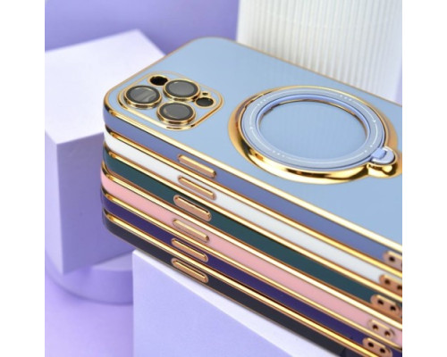 Чохол GLITTER SHINING HOLDER MagSafe for iPhone 14 Pro Pink mag-200000149657218631