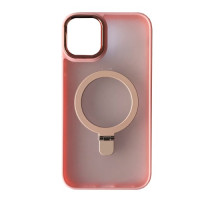 Чохол Matte Ring-MagSafe for iPhone 12 Pro Max Світло рожевий mag-2000001499672105203