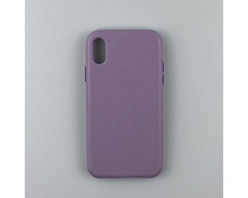 Чохол Original Leather Case for iPhone XS Max Lilac mag-2000001406618102416