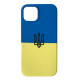 Чохол Silicone Case Full Ukraine for iPhone 13 mag-200000141215213117