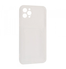 Чохол Silicone CARD CASE 1,5 mm for iPhone 13 Pro Transparent mag-200000141348713240