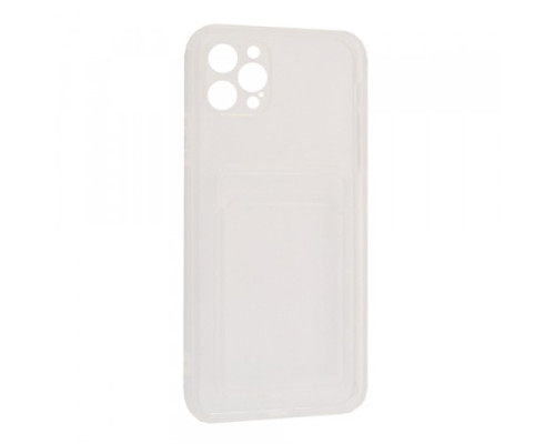 Чохол Silicone CARD CASE 1,5 mm for iPhone 13 Pro Transparent mag-200000141348713240