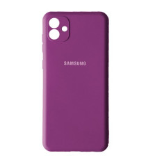 Чохол Silicone Case Full for Samsung A04 (A045) 2022 Grape mag-200000141866613618