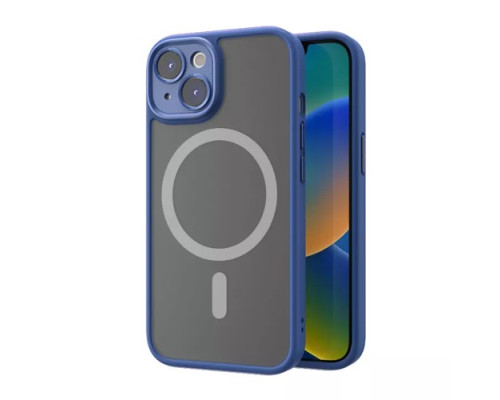 Чохол ROCK Guard Touch MAGSAFE (Antidrop Lens Protection) for iPhone 14 Plus Blue mag-200000142792731282