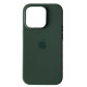 Чохол 1:1 Original Silicone Case with MagSafe for iPhone 14 Pro Max Olive mag-2000001438992103427
