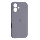Чохол Silicone Case Full Camera Copy for iPhone 16 (46) lavander grey mag-200000154759552067