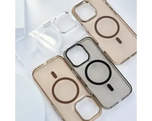 Чохол Silver Shield Magsafe for iPhone 17 Pro Transparent Orange mag-2000001637449144276