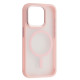 Чохол NEW MATTE MAGSAFE for iPhone 15 Pro Max Pink mag-200000155219352478
