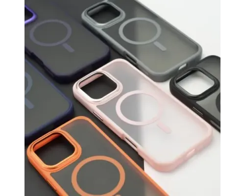 Чохол NEW MATTE MAGSAFE for iPhone 16 Pink mag-2000001552254152351