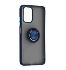 Чохол Gingle Ring Case for Xiaomi Redmi Note 10/10S Blue mag-200000156095255809