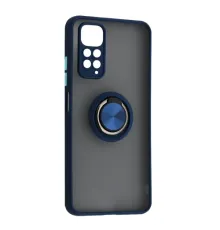 Чохол Gingle Ring Case for Xiaomi Redmi Note 11/11S Blue mag-2000001561034152844