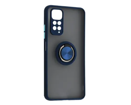 Чохол Gingle Ring Case for Xiaomi Redmi Note 11/11S Blue mag-2000001561034152844