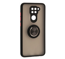 Чохол Gingle Ring Case for Xiaomi Redmi Note 9 Black mag-2000001561386138016